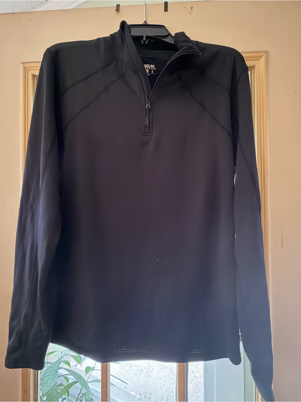 Magellan Outdoors Black Half-Zip Pullover